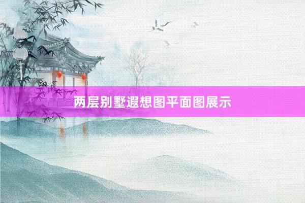两层别墅遐想图平面图展示